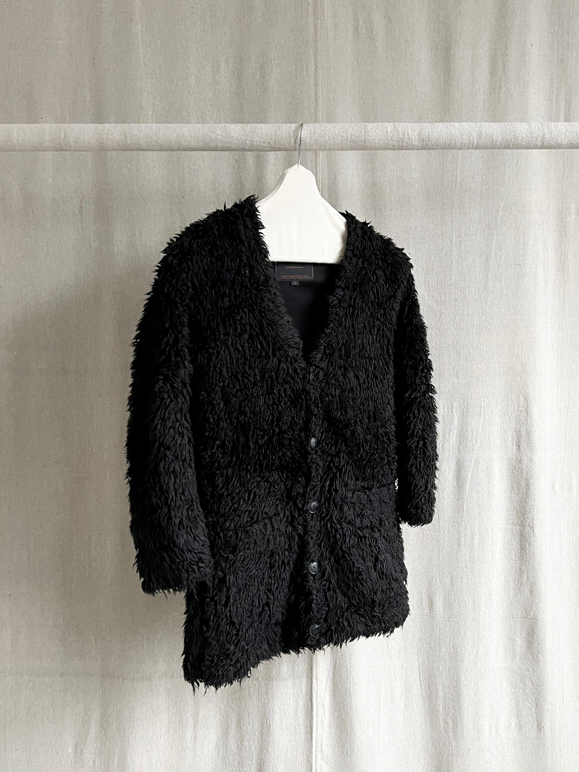 Undercover AW2007-2008 Shag Fur Cardigan