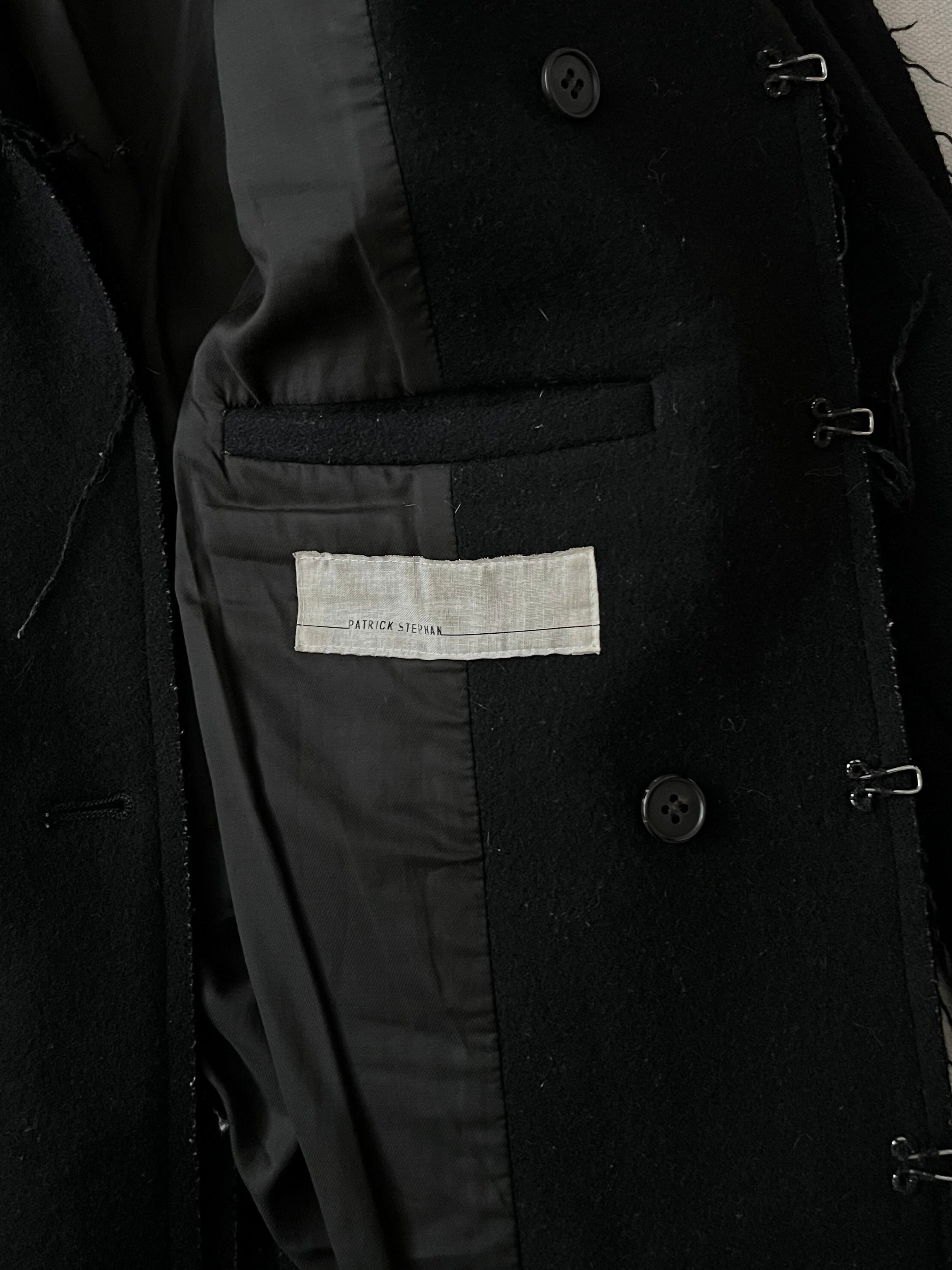 Patrick Stephan Raw Hem Coat