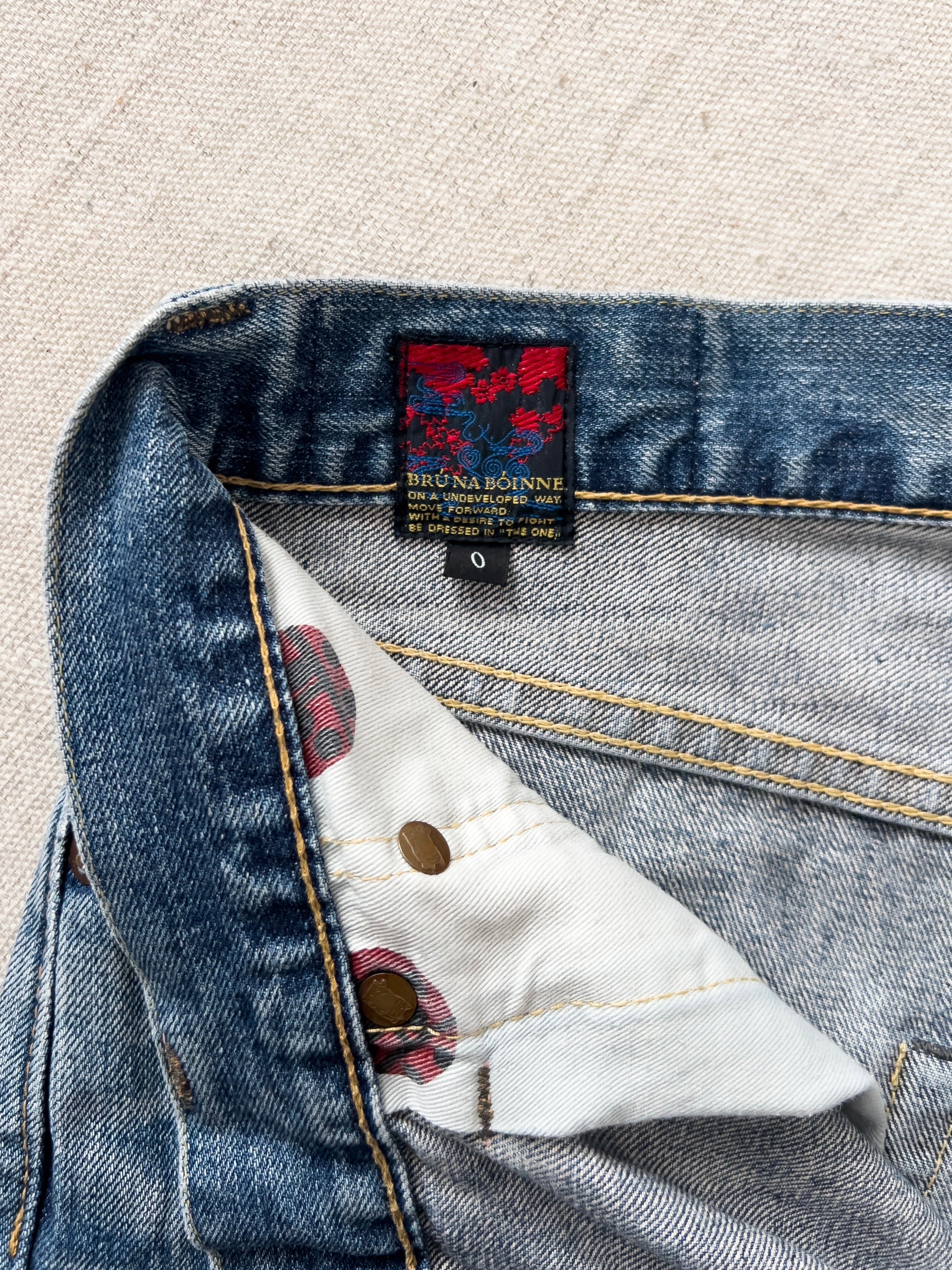 Bru Na Boinne Distressed Japanese Denim