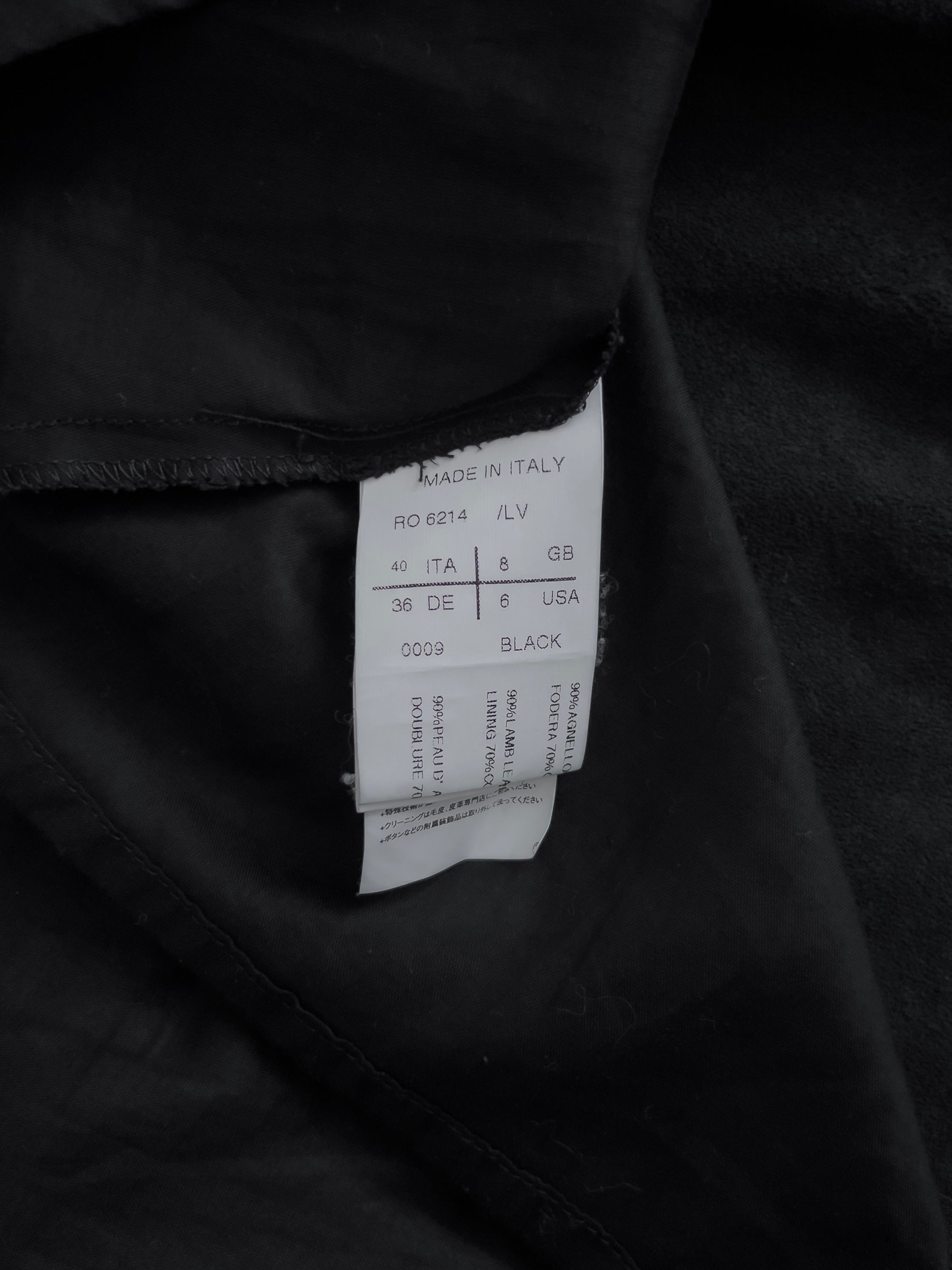 Rick Owens AW10 ‘GLEAM’ Runway Asymmetric Skinny Moto Leather
