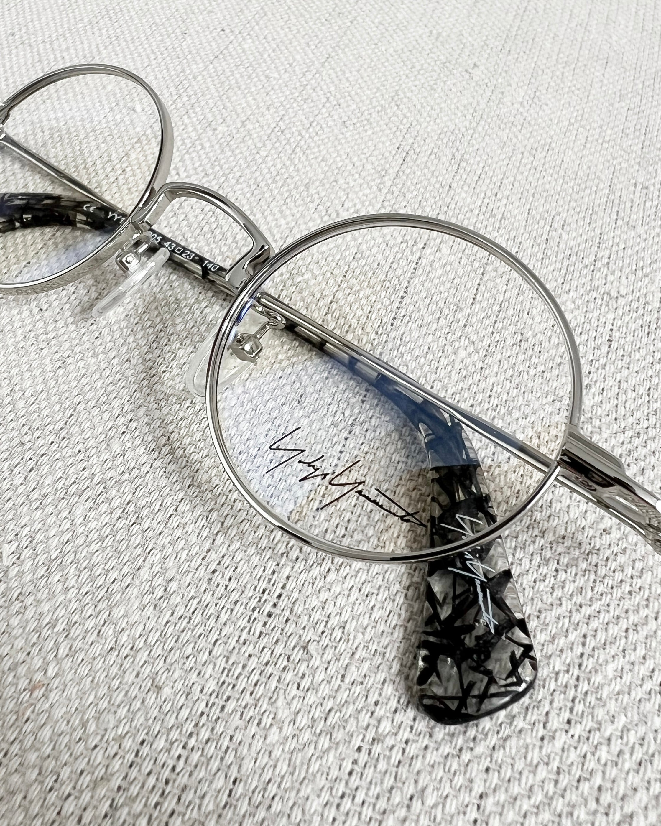 Yohji Yamamoto YY1309 005 Round Silver Glasses