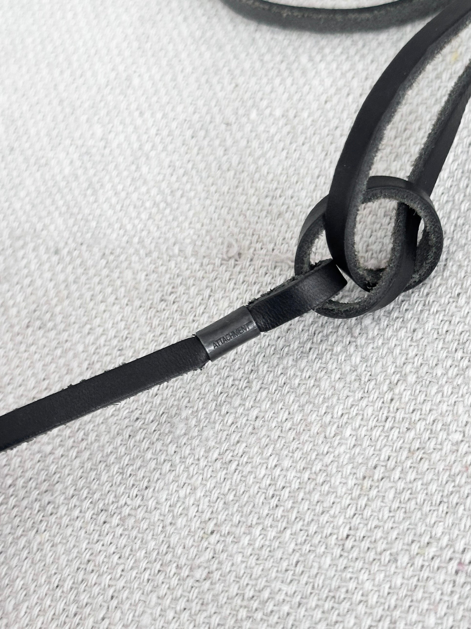 Kazuyuki Kumagai Attachment Guidi Leather Arrowhead Necklace
