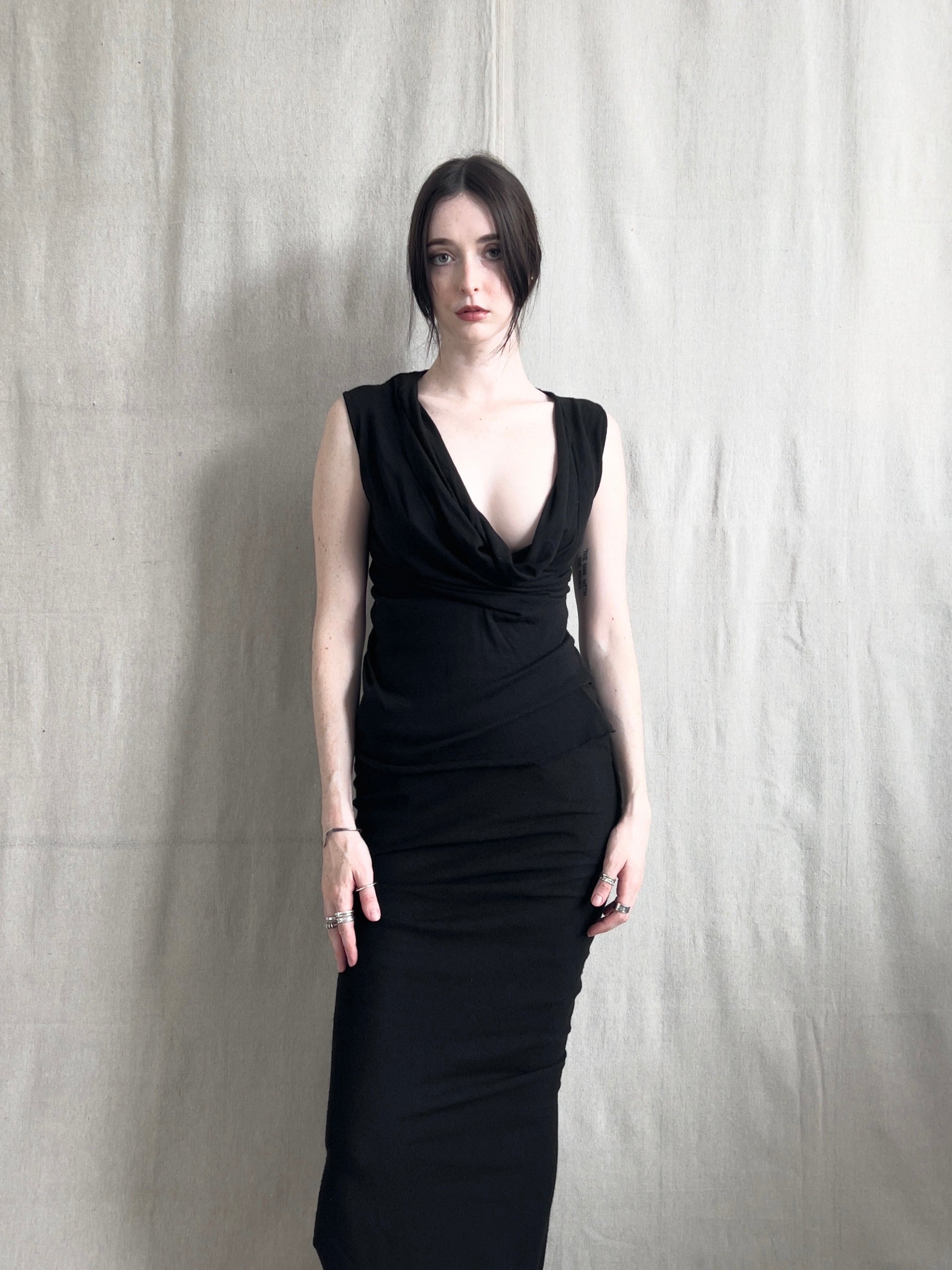 Rick Owens Lilies Draped Angora Blend Top