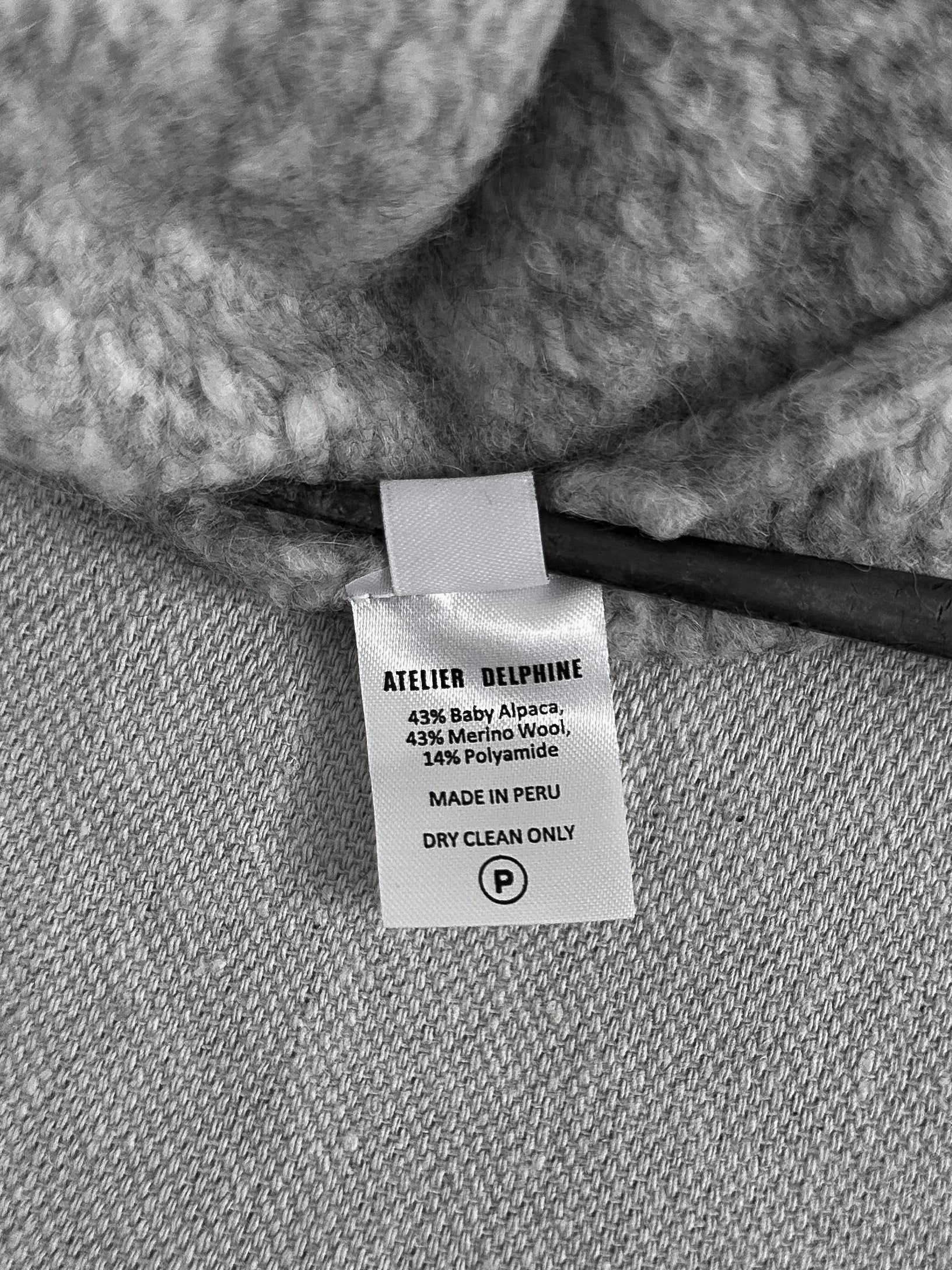 Atelier Delphine Baby Alpaca Merino Knit Drop Crotch Kiko Pant