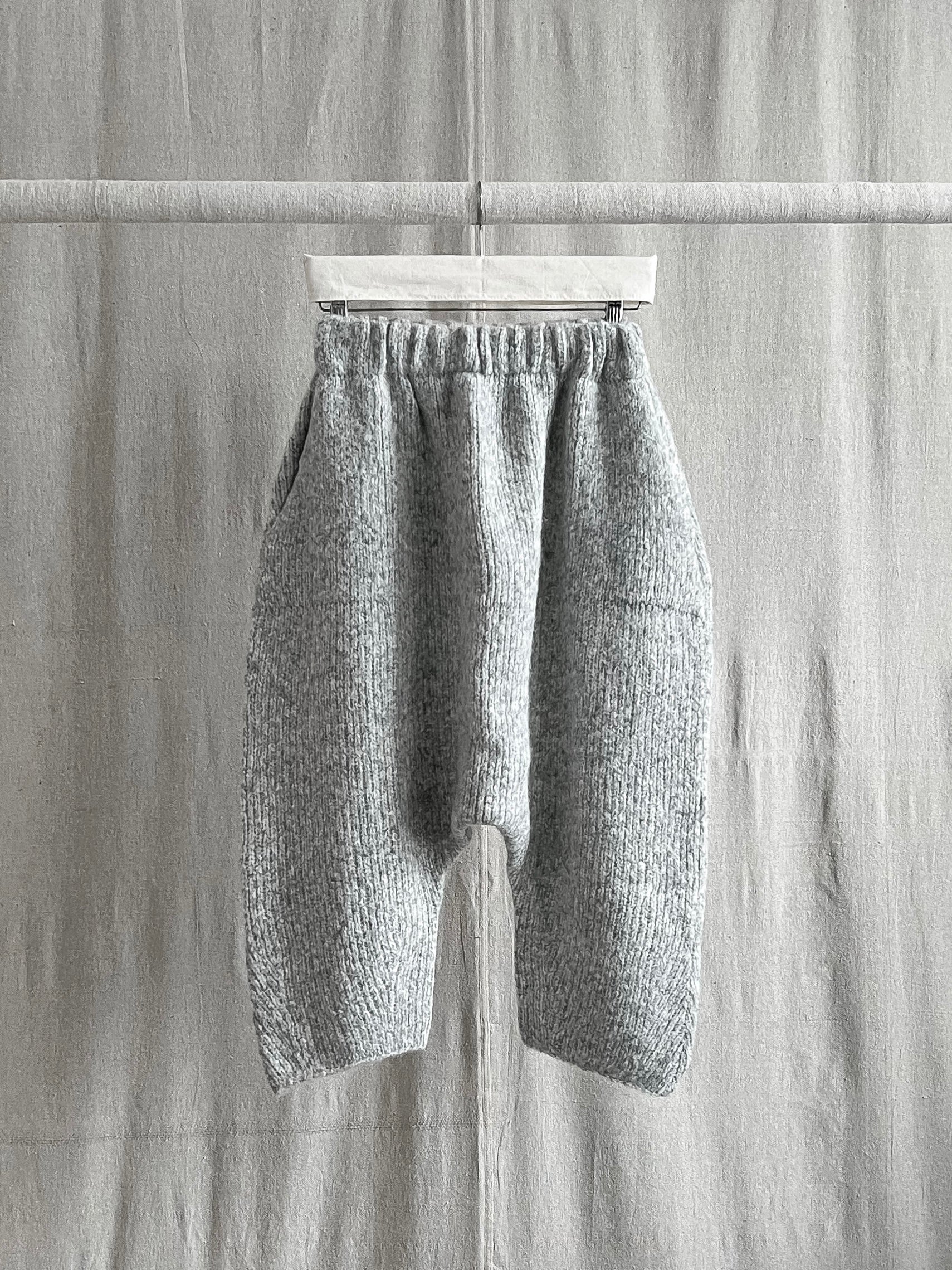 Atelier Delphine Baby Alpaca Merino Knit Drop Crotch Kiko Pant