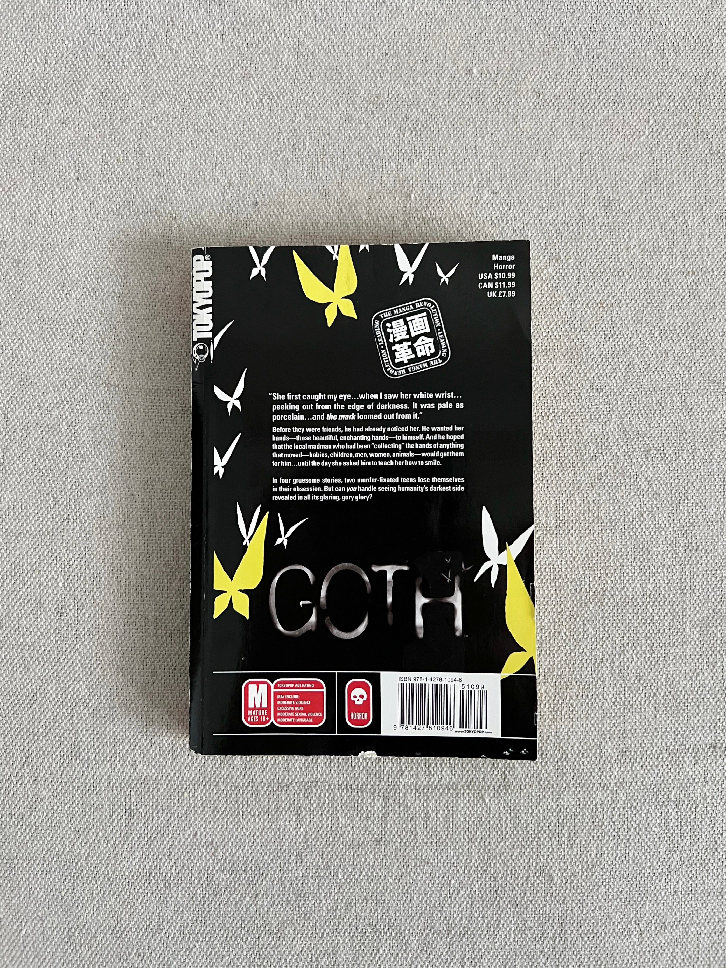 GOTH By Otsuichi Graphic Novel - Kendi Oiwa Manga