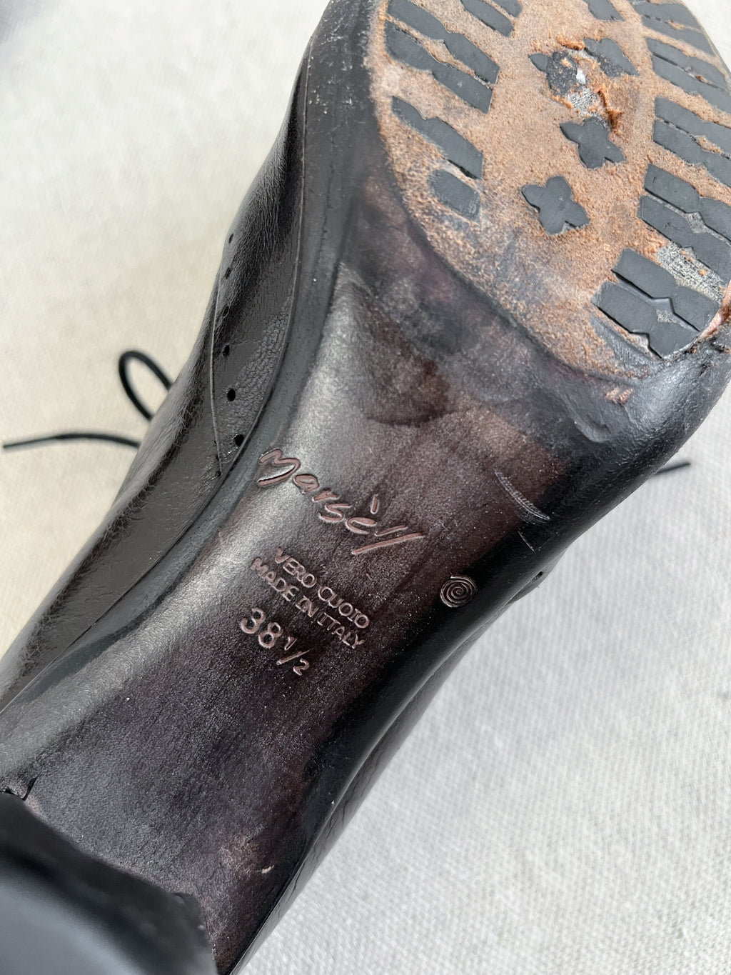Marsell Leather Heeled Oxfords