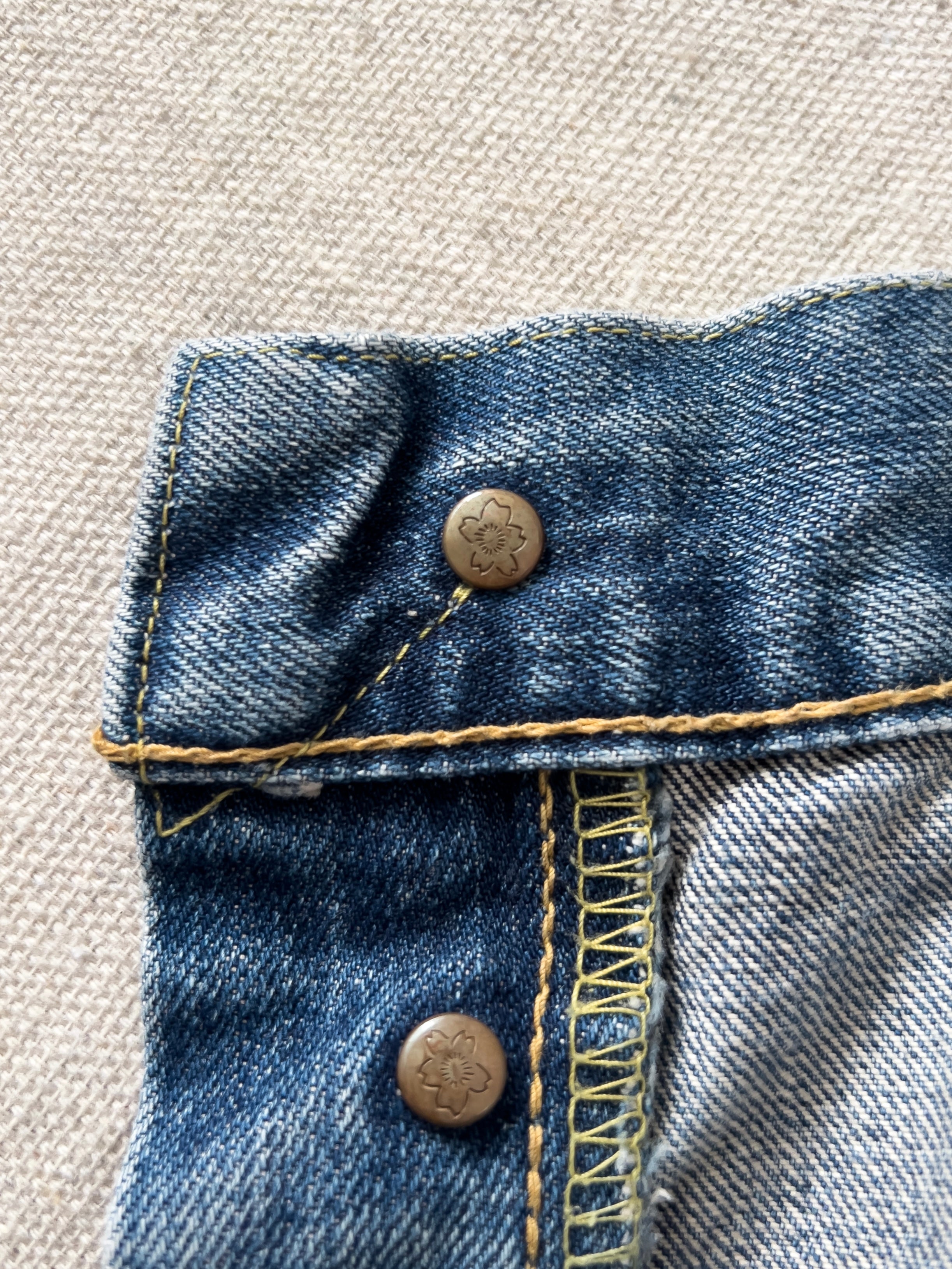 Bru Na Boinne Distressed Japanese Denim