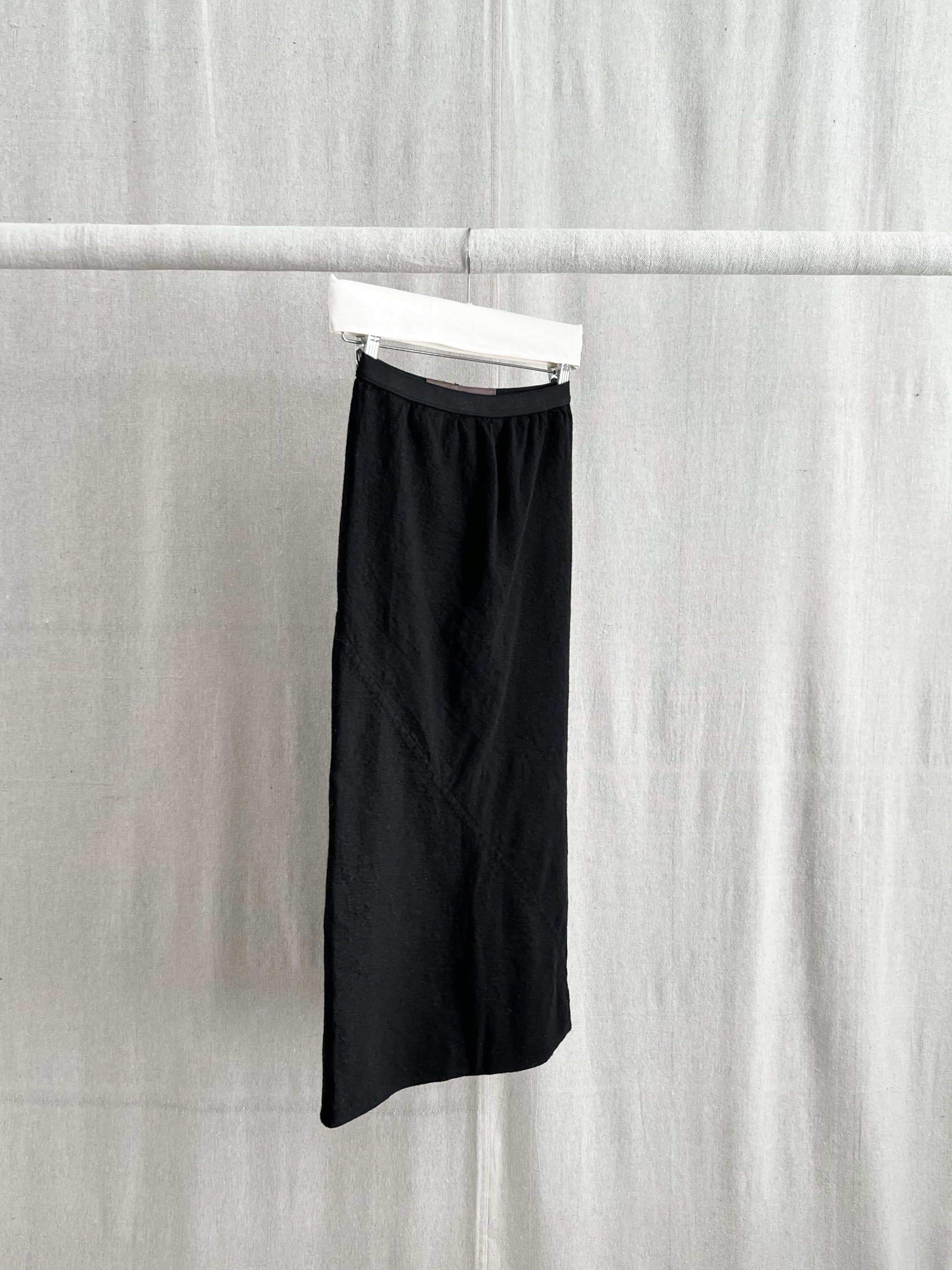 Rick Owens FW2008 ‘STAG’ Bias Straight Wool Skirt