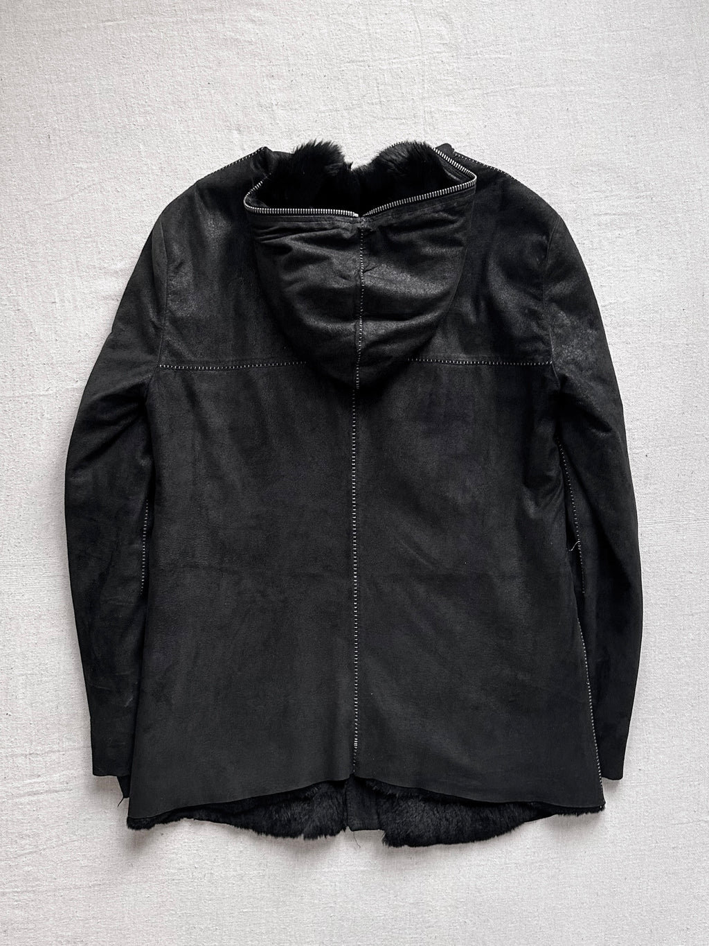 10Sei0Otto Rabbit Fur Lamb Leather Gimp Scar Stitch Rider
