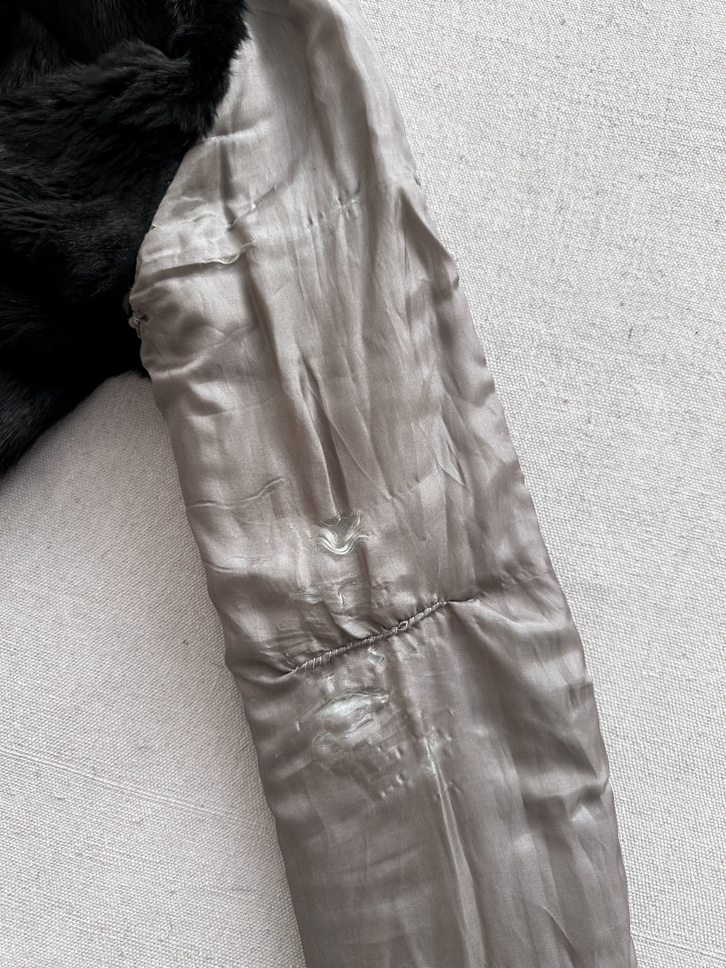 10Sei0Otto Rabbit Fur Lamb Leather Gimp Scar Stitch Rider