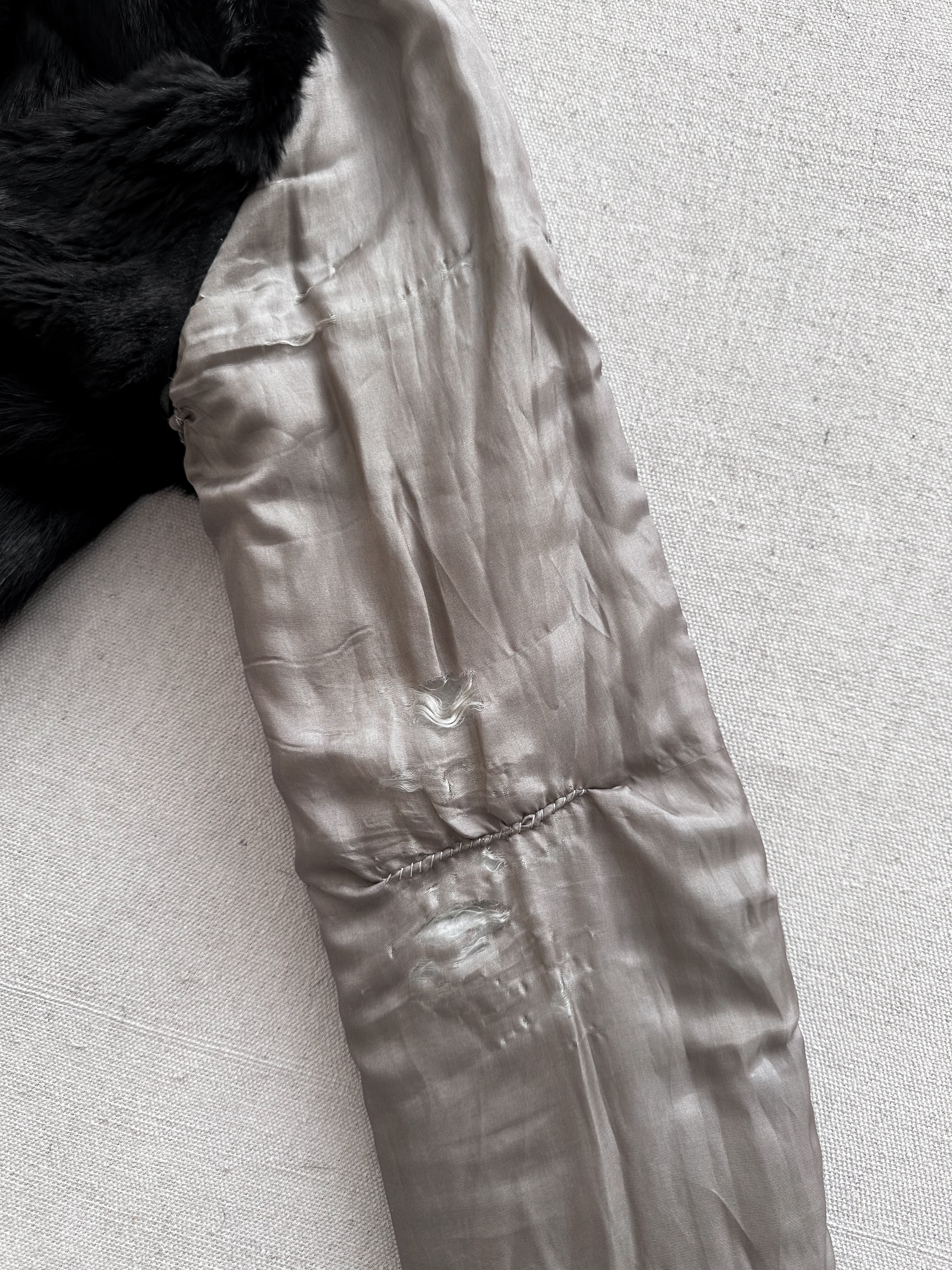 10Sei0Otto Rabbit Fur Lamb Leather Gimp Scar Stitch Rider