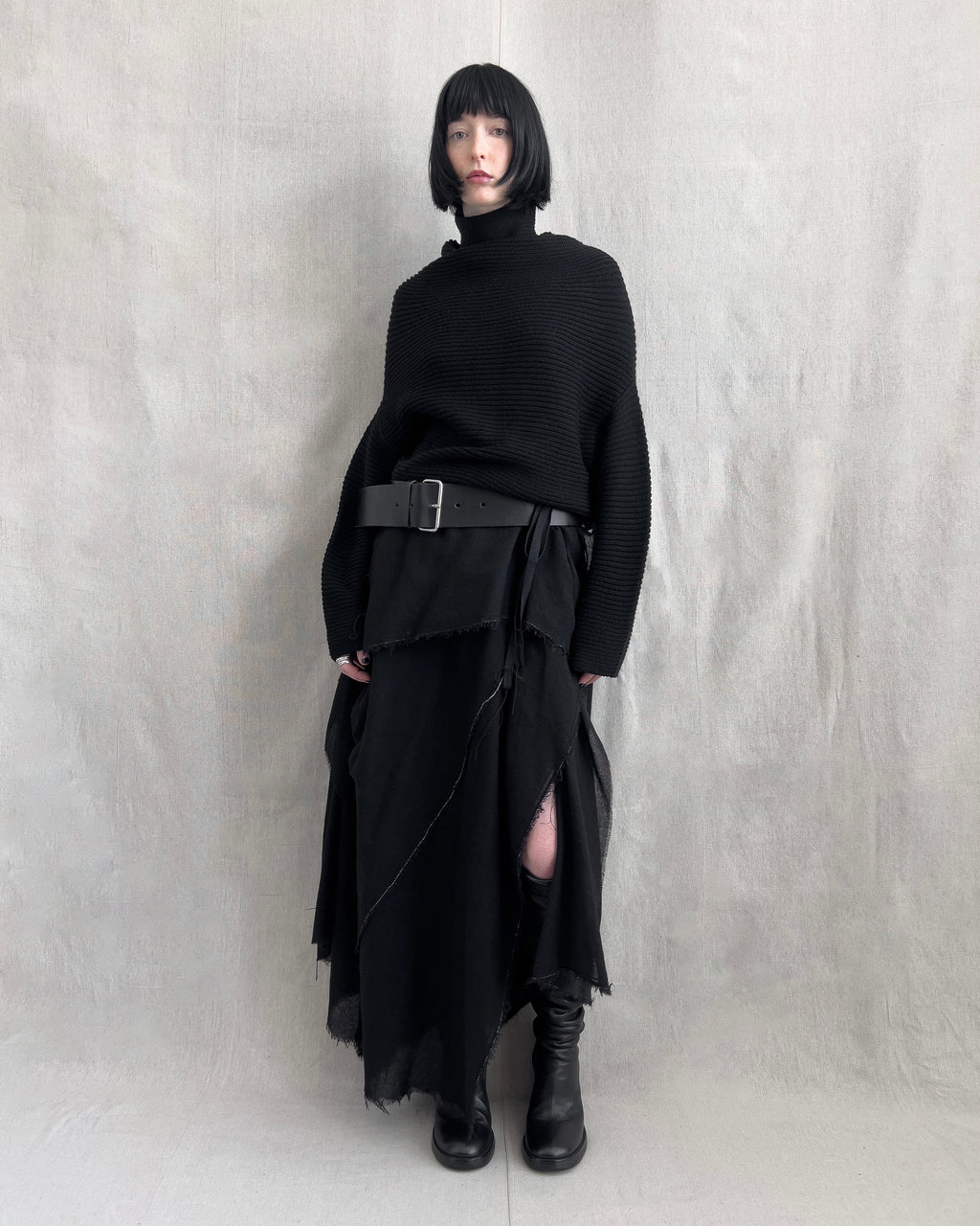 Yohji Yamamoto AW12 Sculptural Knit Turtleneck