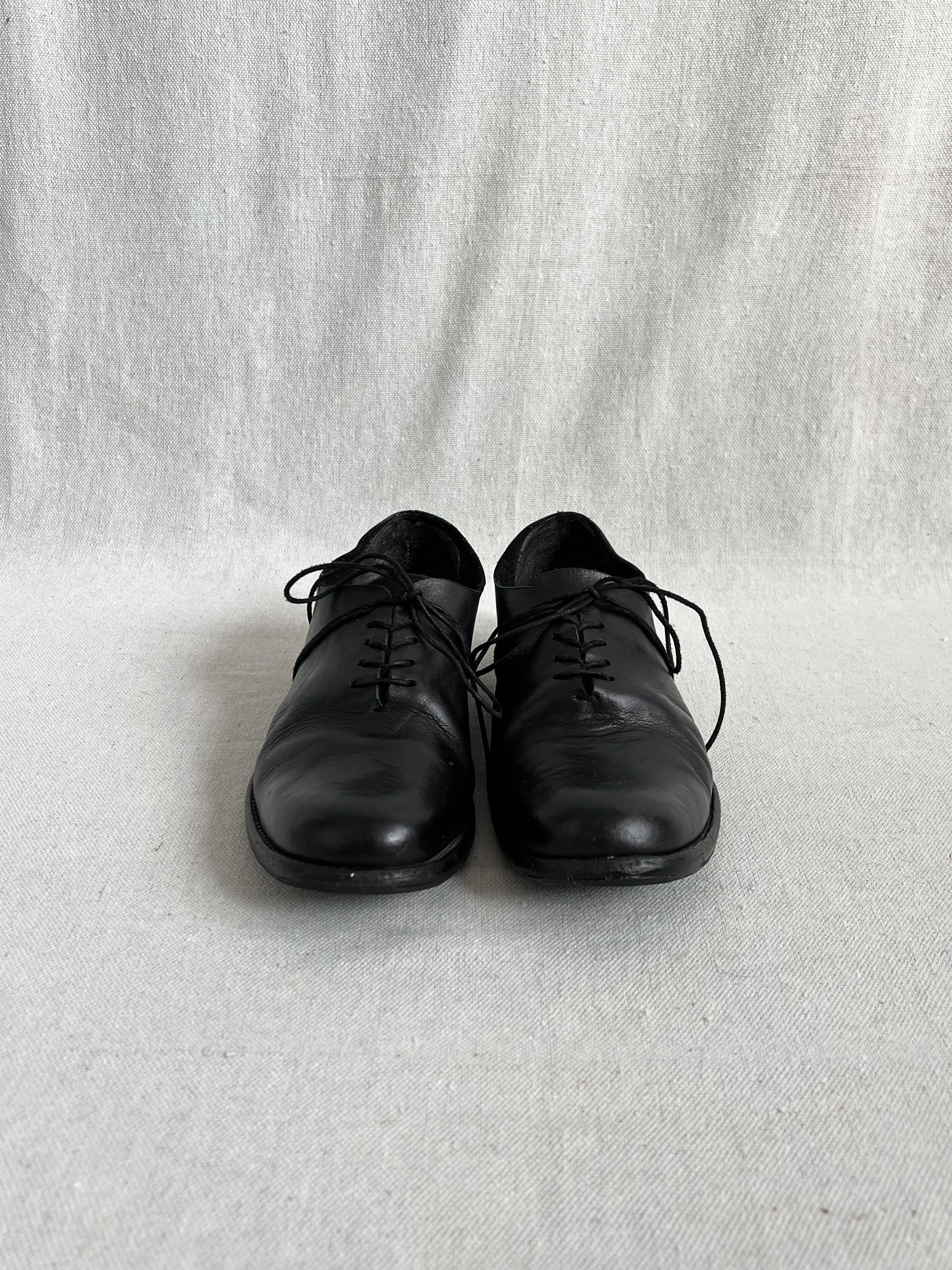 Isamu Katayama BACKLASH One-Piece Leather Laced Shoulder Derby