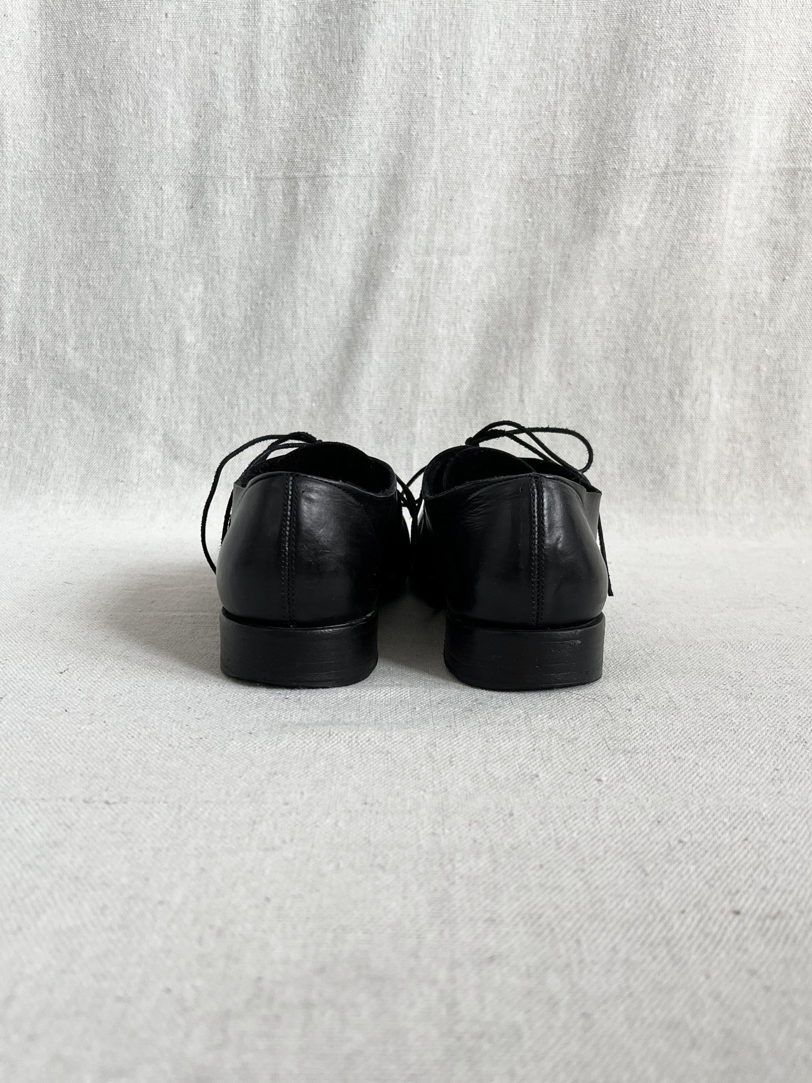 Isamu Katayama BACKLASH One-Piece Leather Laced Shoulder Derby