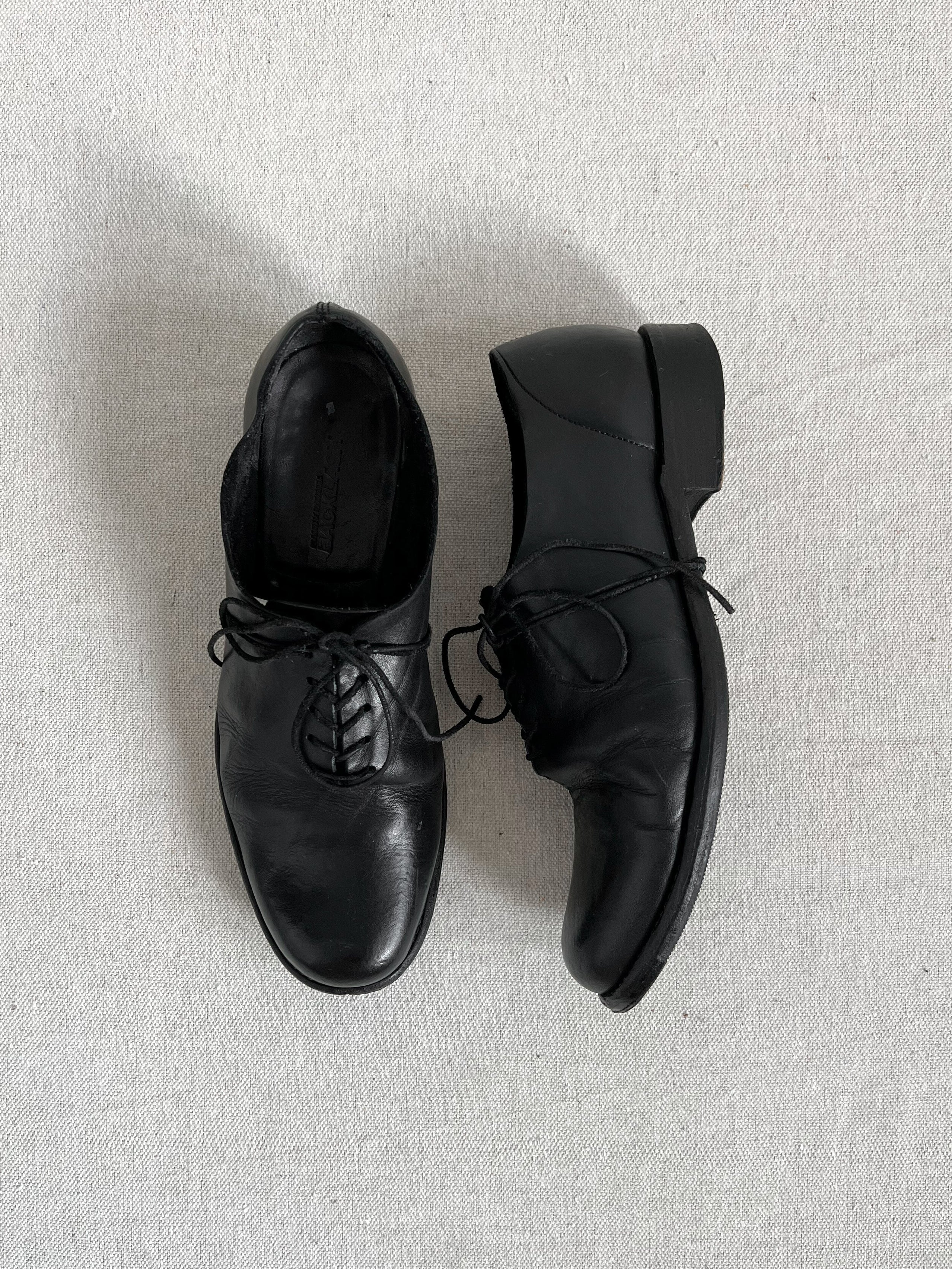 Isamu Katayama BACKLASH One-Piece Leather Laced Shoulder Derby