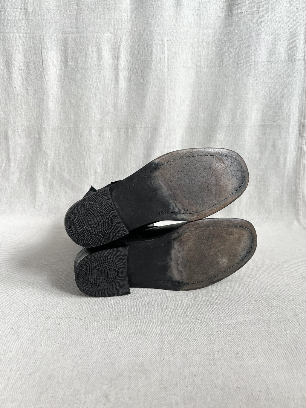Isamu Katayama BACKLASH Garment-Dyed Mono Stitch Japanese Shoulder Leather Engineer Boots