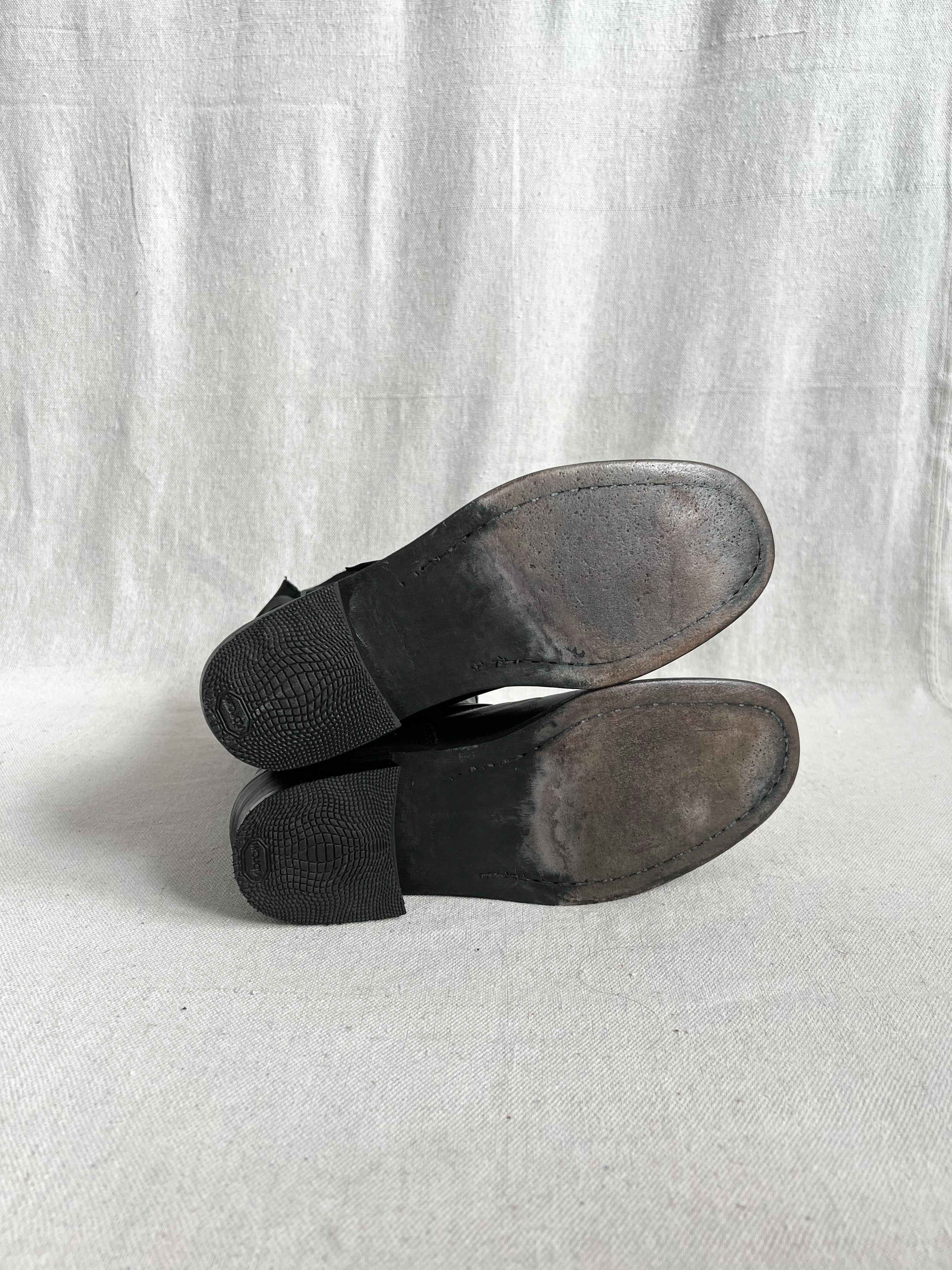 Isamu Katayama BACKLASH Garment-Dyed Mono Stitch Japanese Shoulder Leather Engineer Boots