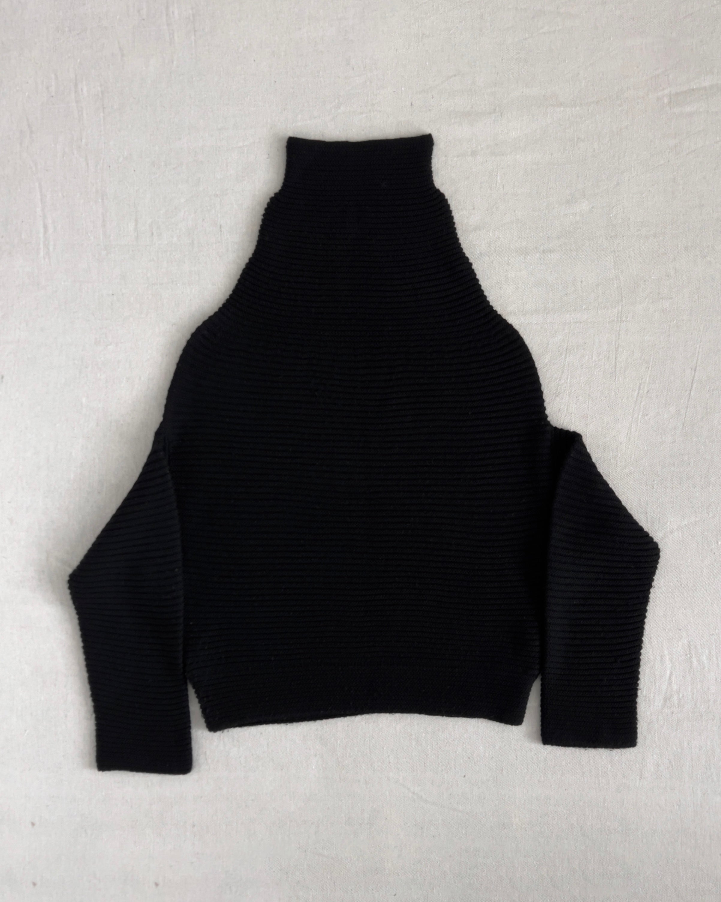 Yohji Yamamoto AW12 Sculptural Knit Turtleneck