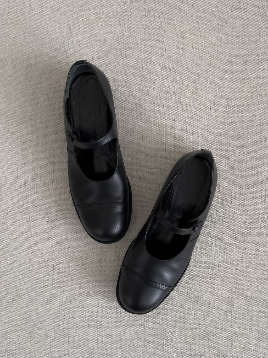Comme des Garcons Robe de Chambre 1990’s Leather Mary Janes