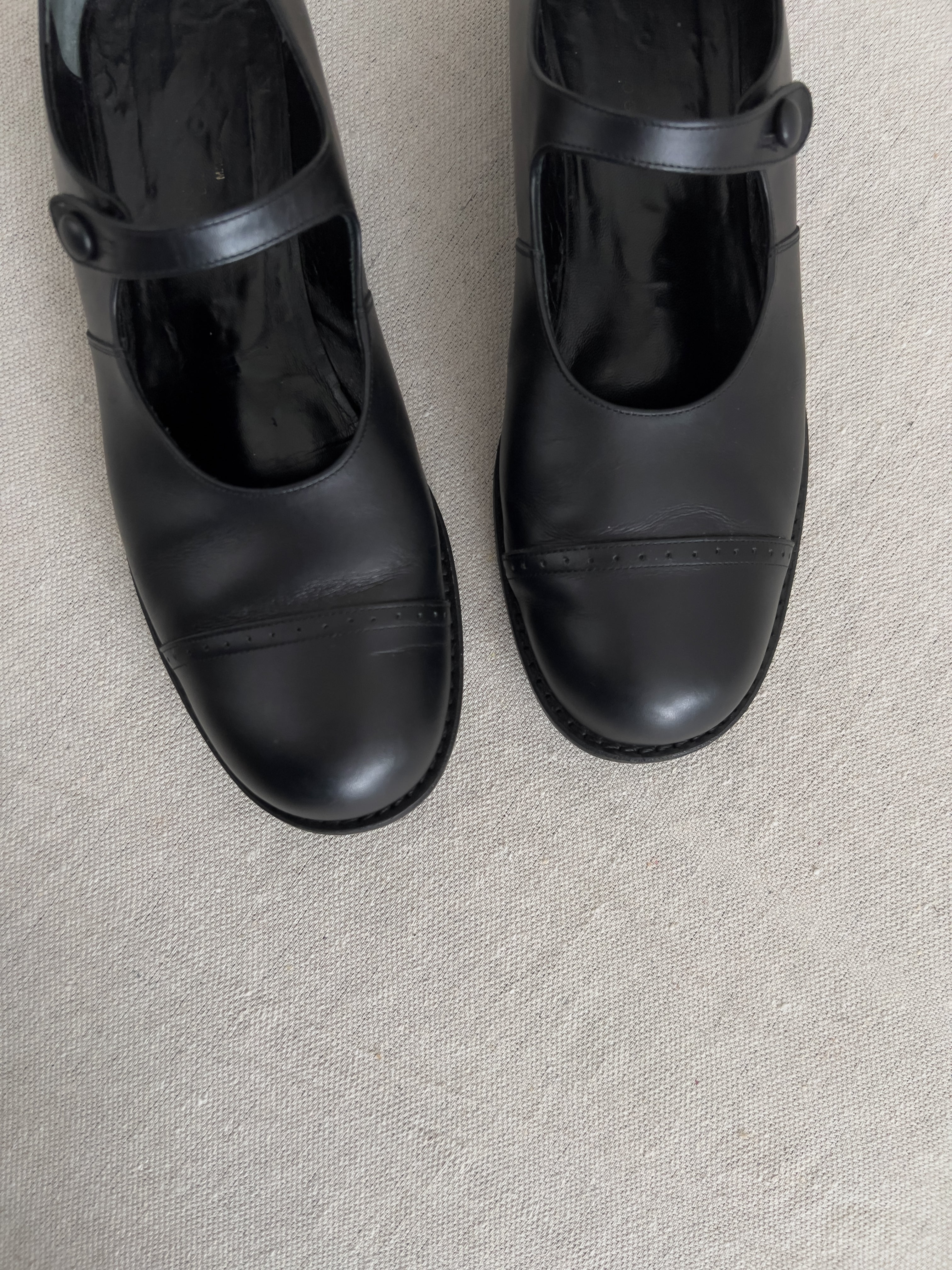 Comme des Garcons Robe de Chambre 1990’s Leather Mary Janes