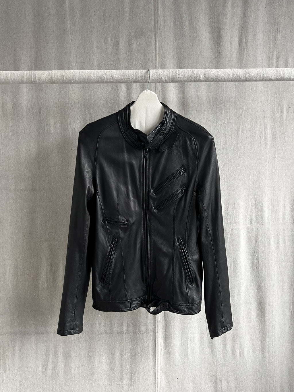 Julius Mid-Winter 2011-2012 HALO Moto Lamb Skin Leather Jacket