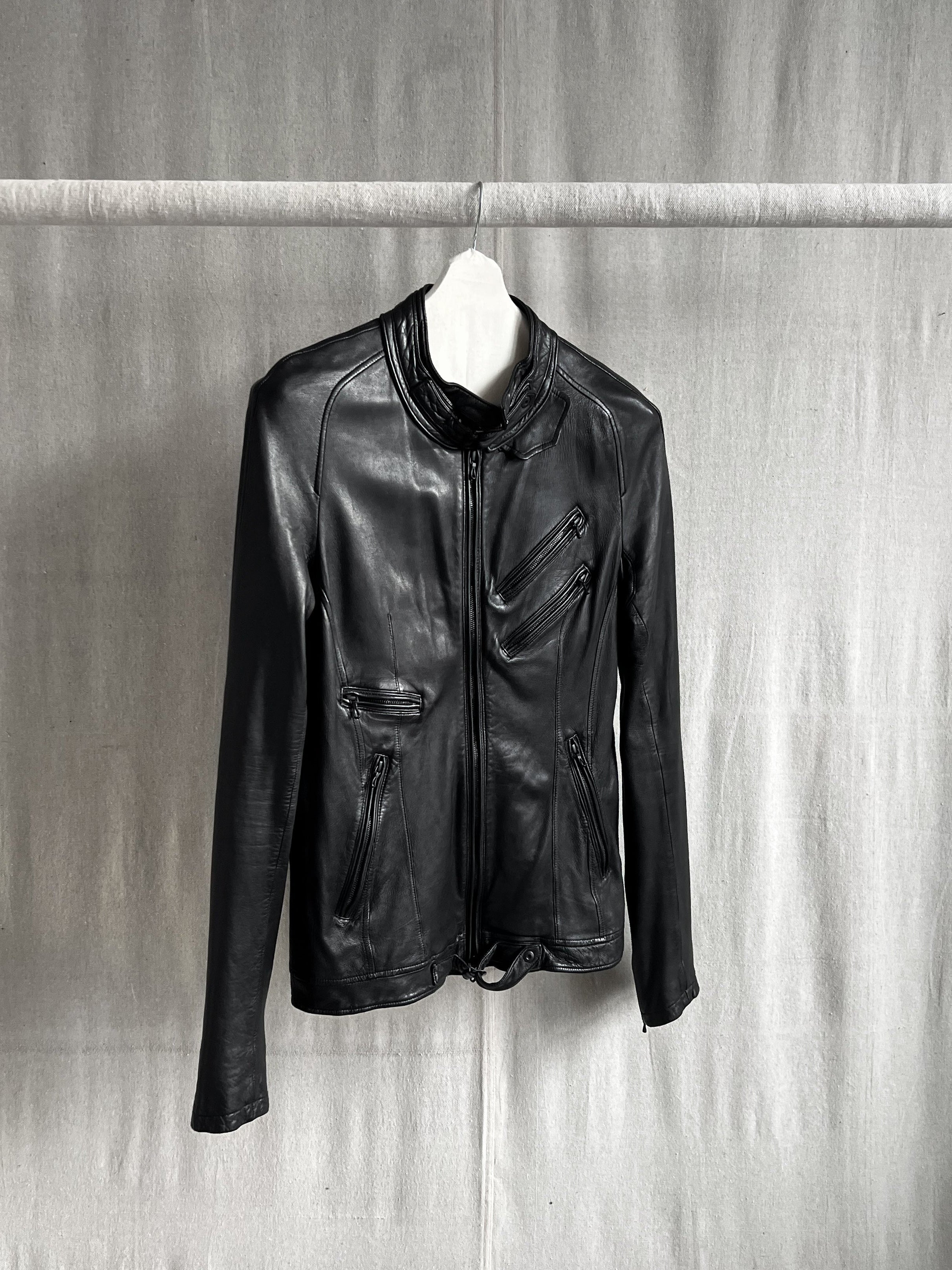 Julius Mid-Winter 2011-2012 HALO Moto Lamb Skin Leather Jacket