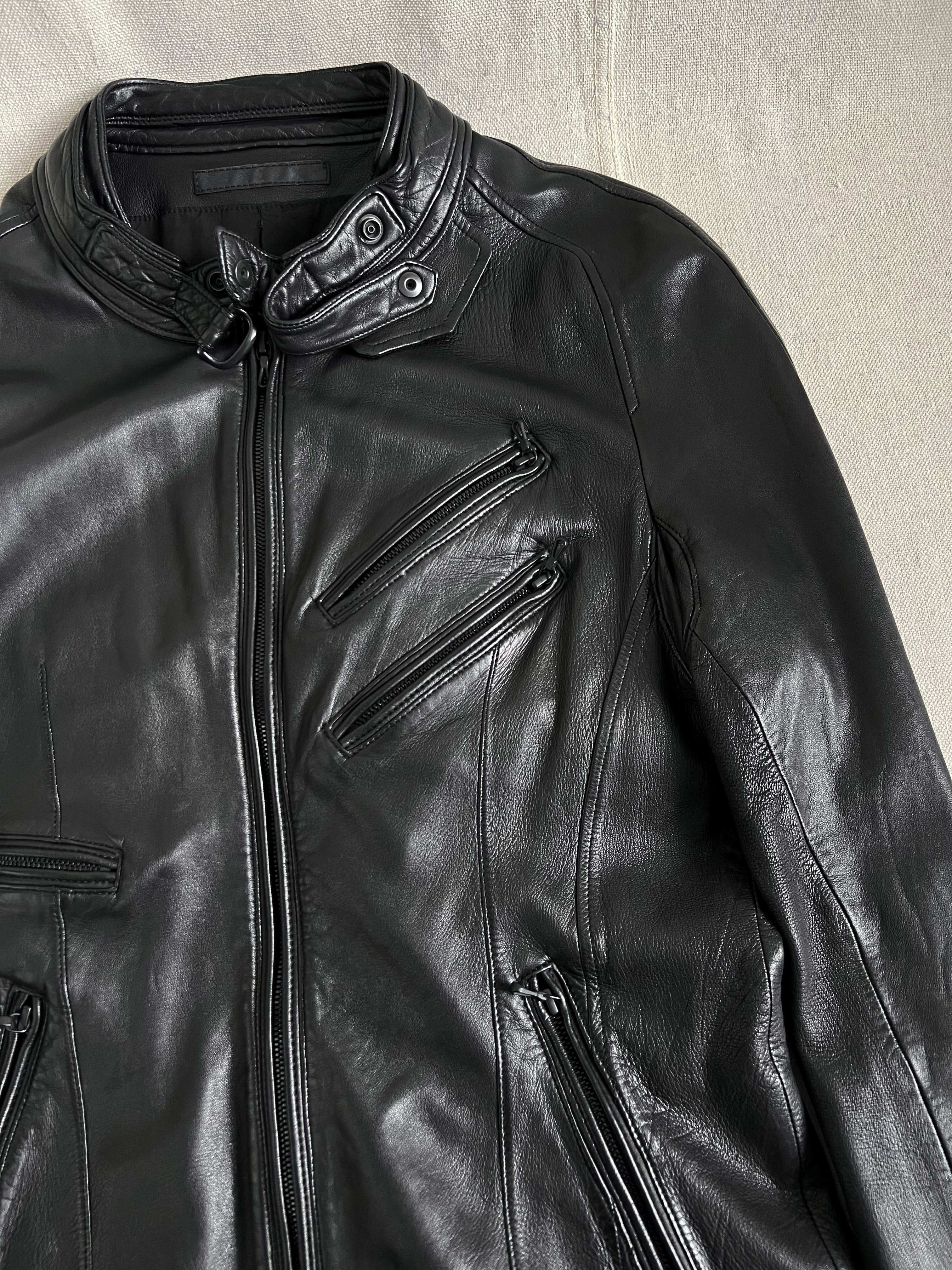 Julius Mid-Winter 2011-2012 HALO Moto Lamb Skin Leather Jacket