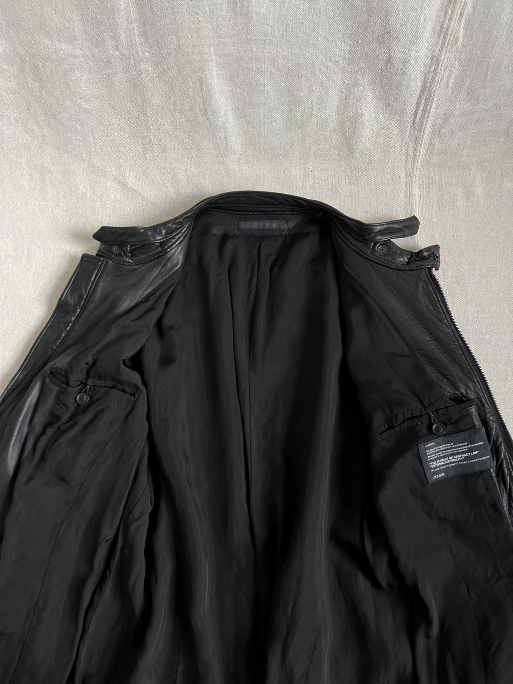 Julius Mid-Winter 2011-2012 HALO Moto Lamb Skin Leather Jacket