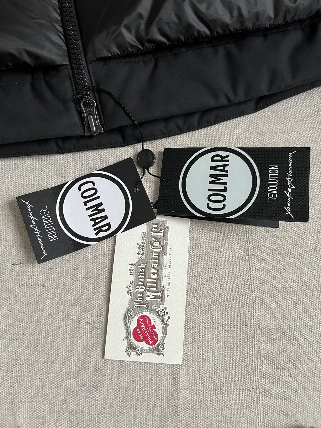 Yosuke Aizawa Colmar Waxed Sleeve Down Puffer